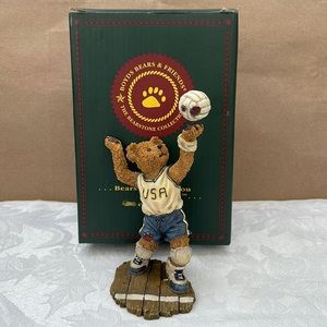 Boyds Bears The Bearstone Collection Pat B Bruin…On the Line figurine